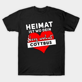 Heimat ist wo dein Herz wohnt, Cottbus T-Shirt